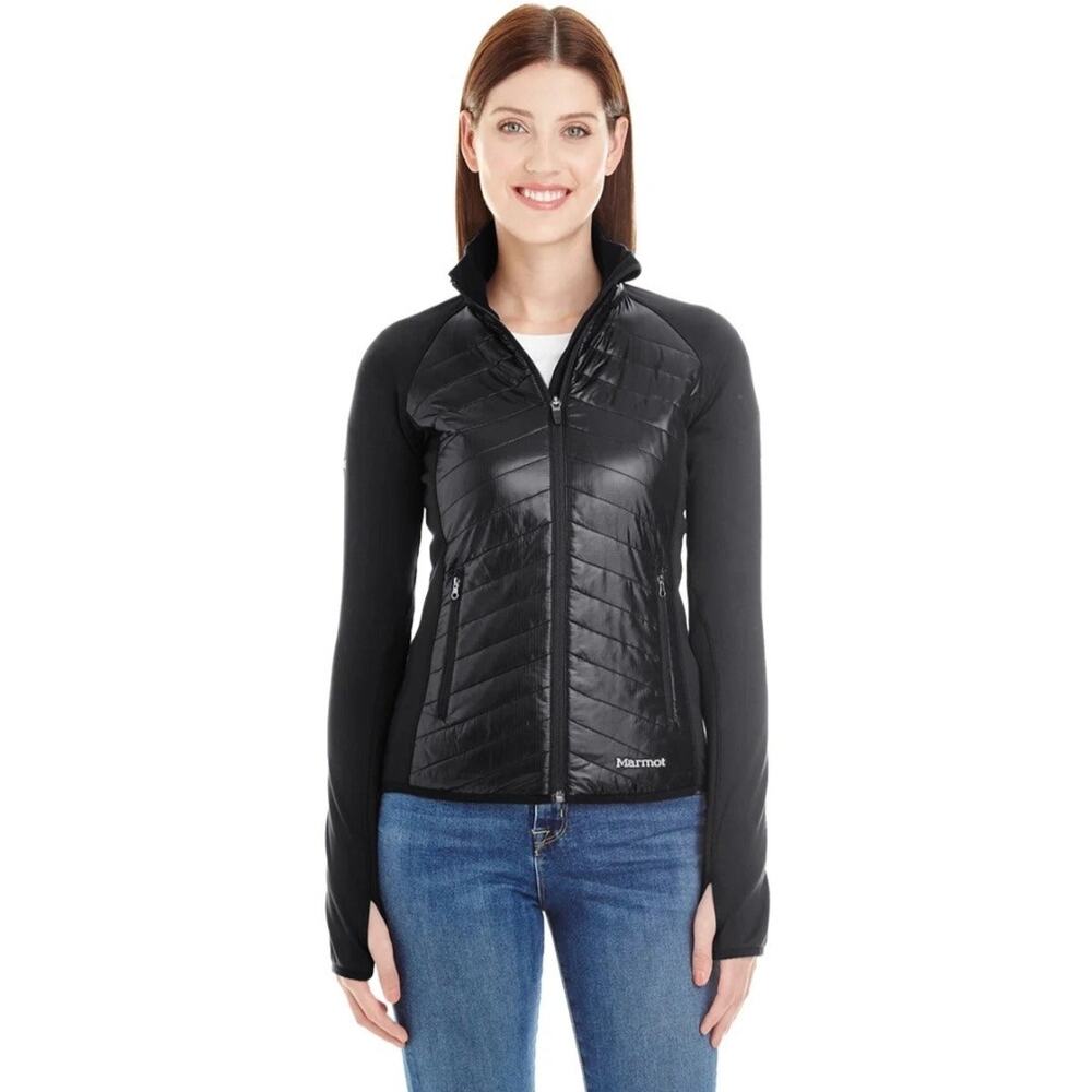 Marmot Womens Variant Hybrid Jacket Black Size M Lightweight Stretch Softshell
